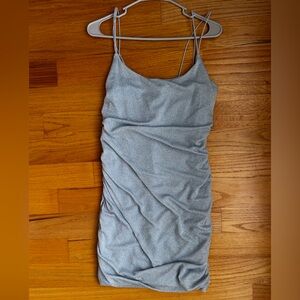 B Darlin Silver Mini Dress